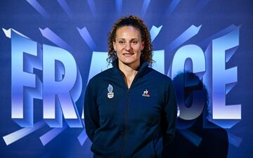 Mélina Robert-Michon sera la porte-drapeau de la délégation française aux JO Paris 2024 avec Florent Manaudou. Icon Sport/Baptiste Fernandez