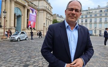 Paris, mardi 9 juillet. Emmanuel Maurel a fait son entrée à l'Assemblée nationale deux jours après son élection comme député de la 3e circonscription du Val-d'Oise. LP/T.C.