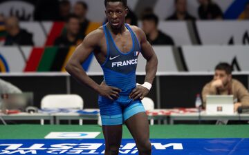 Mamadassa Sylla va participer au JO de Paris en -67 kg gréco-romaine. Photo Fédération française de lutte