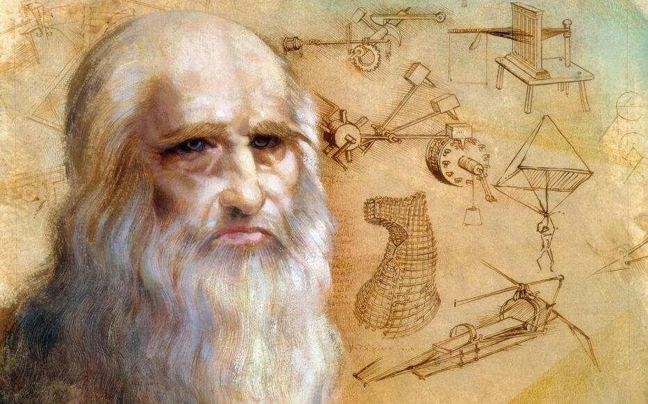  Portrait de Leonard de Vinci par Francisco Fonollosa.