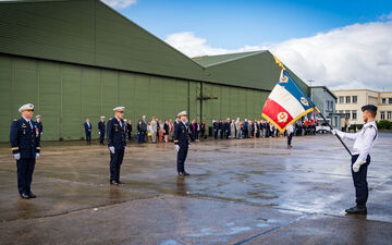 Creil, le 16 juillet. L'historique base aérienne 110 (BA 110) change de nom et devient le Pôle interarmées de Creil Senlis, le Pics. Le colonel Thomas Bardin a pris le commandement des lieux ce mardi. Armée de l'Air et de l'Espace/Adeline Bachelet