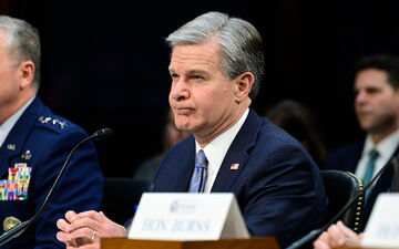 Christopher Wray, directeur du FBI. Ron Sachs/CNP/Icon Sport