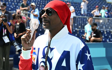 Le rappeur américain Snoop Dogg est l'une des attractions de ces Jeux olympiques. REUTERS/Dylan Martinez