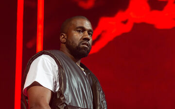 Kanye West lors d'un concert à Chicago, aux Etats-Unis, le 28 septembre 2019. Cindy Barrymore/Rex/Sipa