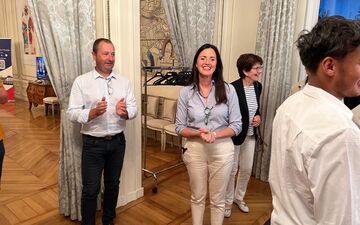 Valérie-Bazin Malgras, députée LR sortante, a été réélue ce dimanche 8 juillet dans la 2ème circonscription de l'Aube après un 1er tour difficile. LP/Jonathan Sottas