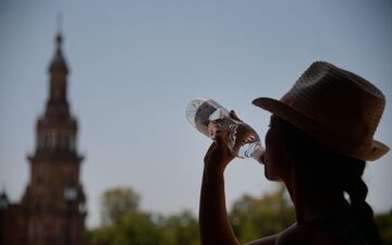 Un nouvel épisode de canicule touche l'Espagne, avec des températures allant jusqu'à 42 degrés. AFP/Cristina Quicler