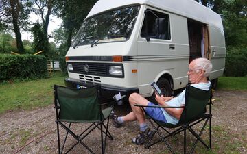 Bresles (Oise), jeudi 10 juillet. Au camping de la Trye, la fréquentation a baissé de 35% sur les deux premières semaines de juillet. LP/Arthur Guillamo