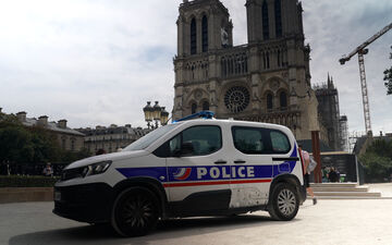 Paris, 11 juillet 2024. Entre 30 000 et 45 000 policiers et gendarmes seront mobilisés chaque jour en Île-de-France pour les Jeux de Paris. LP/J.H.