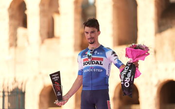 Julian Alaphilippe ne participera pas au Tour de France, lui qui a affiché une forme intéressante au Giro (M. Paolone/Lapresse).
