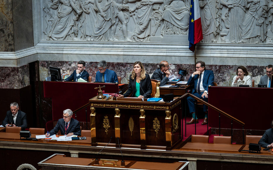 Qui va succéder à Yaël Braun-Pivet au Perchoir ? Réponse le 18 juillet. Hans Lucas/Xose Bouzas