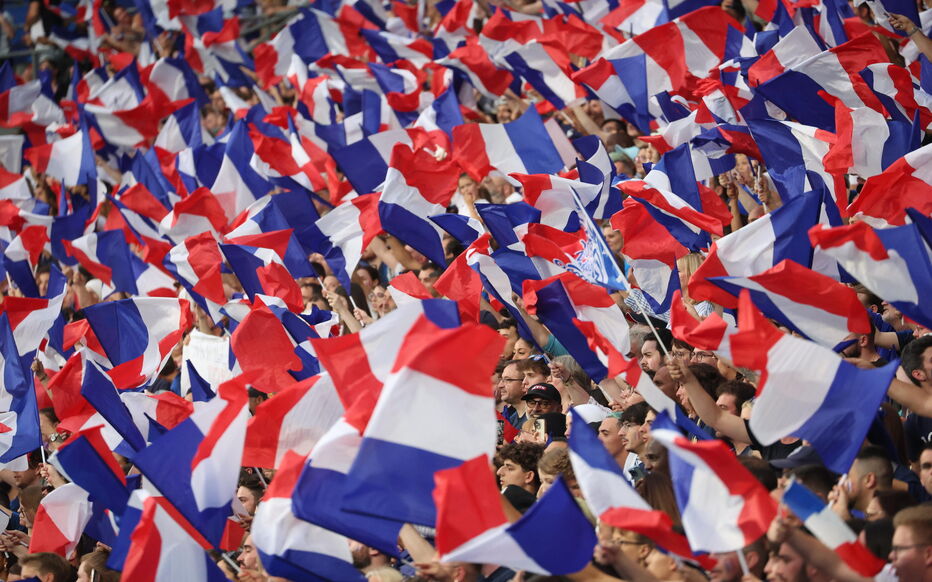 Il y aura 8 000 supporters français contre la Belgique en tribune. PHOTO LE PARISIEN / ARNAUD JOURNOIS