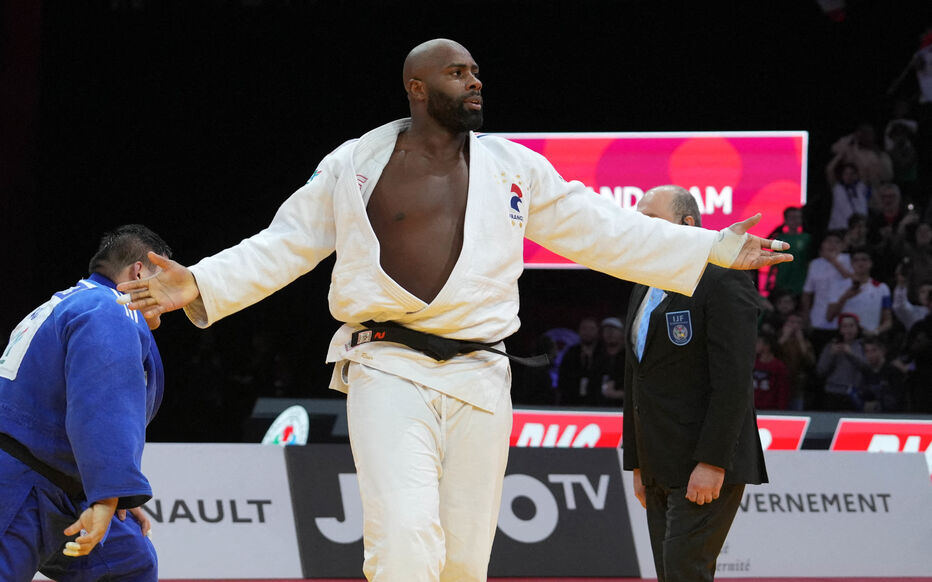 Déjà qualifié pour les Jeux, Teddy Riner ne devrait pas s'aligner aux Mondiaux d’Abu Dhabi (19 au 24 mai). Abaca/Laurent Layris