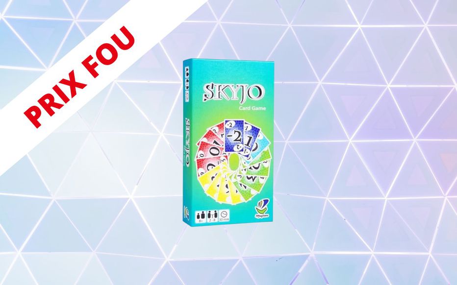 SKYJO : animez vos soirées d’été avec ce jeu de cartes populaire disponible à moins de 10 euros // Cdiscount