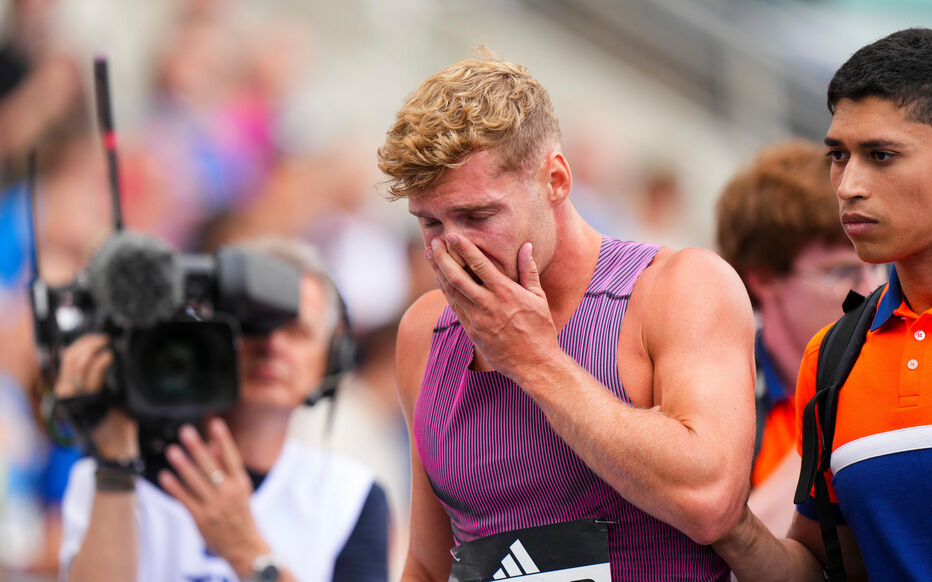 Blessé lors du meeting de Paris le 7 juillet à deux semaines du début des Jeux olympiques, Kevin Mayer a affirmé garder espoir de concourir. Hugo Pfeiffer/Icon Sport.