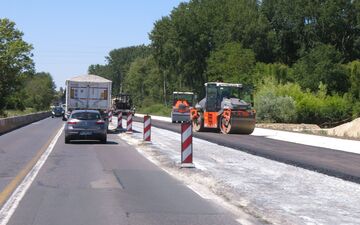 Villers-Saint-Paul (Oise). Les travaux de la mise en 2 x 2 voies de la D 200, à l'entrée de Creil, se poursuivent. La fin du chantier est prévue pour 2023. LP/P.A.
