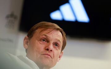 Pour le PDG norvégien d'Adidas Bjørn Gulden, ici en avril, les Jeux olympiques sont «clairement un temps fort dont on a tous besoin». AFP/Emmanuel Dunand