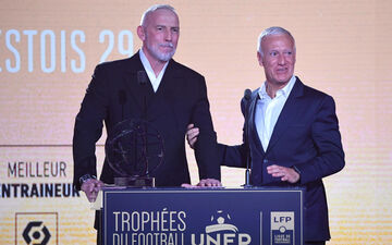 Eric Roy a gentiment taquiné Didier Deschamps et les Bleus ce mardi en conférence de presse. (Photo by Anthony Bibard/FEP/Icon Sport)