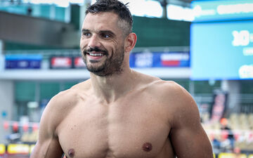 Florent Manaudou sera porte-drapeau de la délégation française. LP/Frédéric Dugit