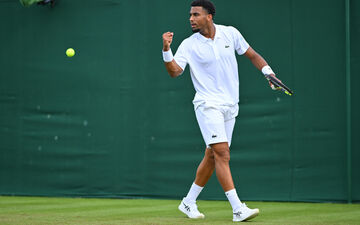 Arthur Fils à Wimbledon est qualifié pour le second tour, il affrontera le 7è mondial Hubert Hurkacz avant rejoindre l'équipe de France pour les Jeux Olympiques. Crédit: C.Dubreuil