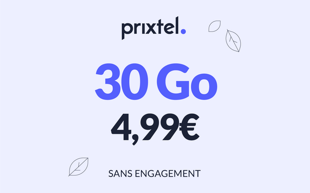 Ce forfait mobile à moins de 5 euros par mois est l’un des meilleurs du moment // Prixtel