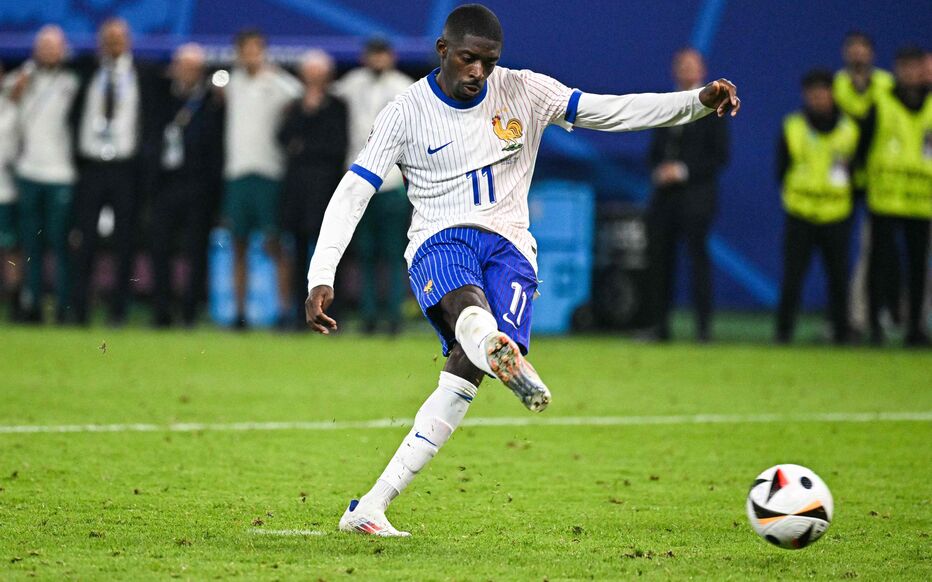 Ousmane Dembélé a inscrit le premier tir au but des Bleus (J. Soriano/ AFP)