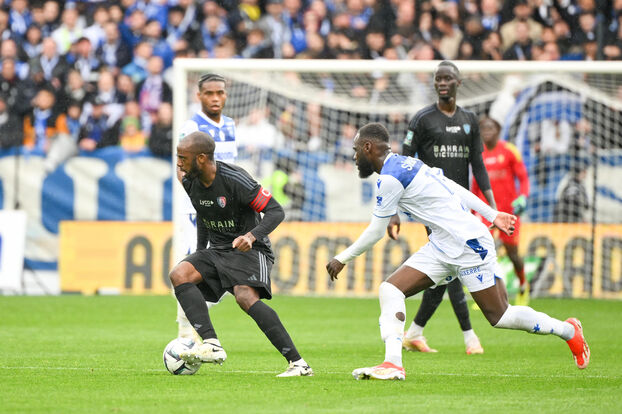 Cyril Mandouki, ici contre Auxerre la saison dernière. 