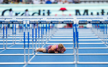 Blessé, Kevin Mayer refuse de renoncer aux Jeux olympiques de Paris. Icon Sport