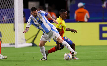 L'Argentine de Messi s'est imposée face à la Colombie, dimanche. Credit: Nathan Ray Seebeck-USA TODAY Sports/Sipa USA