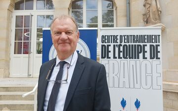 Châtenay-Malabry, le 11 juin. Après huit ans à la tête du Creps d'Ile-de-France, l'ancien handballeur professionnel Michel Godard passe la main en septembre après les Jeux. LP/Olivier Bureau