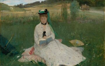 L’exposition «Paris 1874 : Inventer l’impressionnisme», ici «La Lecture», peinte en 1873 par Berthe Morisot (1841-1895), ferme le 14 juillet. Courtesy Cleveland Museum of Art