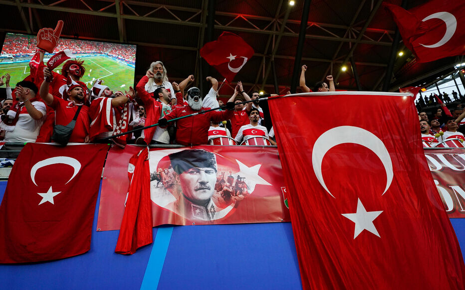 Face aux Pays-Bas en quart de finale, l'équipe de Turquie bénéficiera du soutien massif au stade olympique de Berlin. Icon Sport/Bagu Blanco
