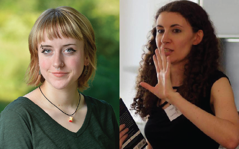Kaitlyn Kitchen and Sarah Scott are the Libraries' Regan Fellows for 2024.