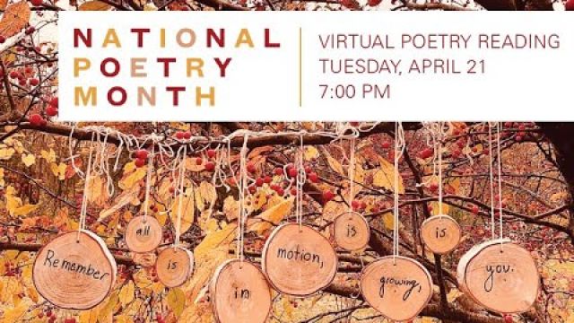 Virtual National Poetry Month Reading