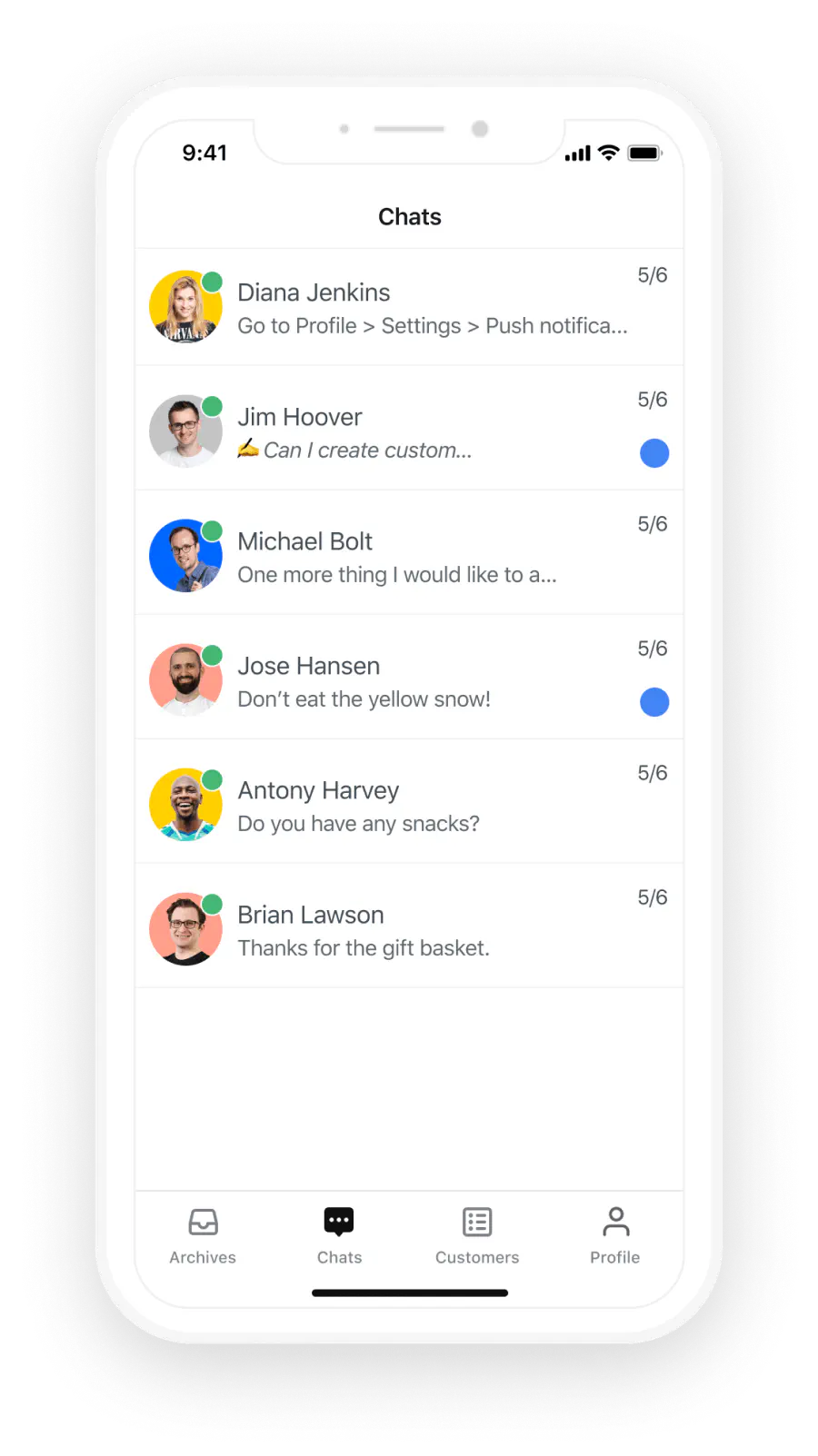 LiveChat for iPhone