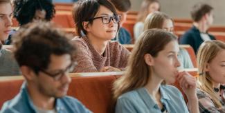 Law students in lecture hall