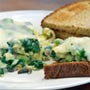 Spinach Mushroom Scramble