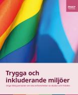 Omslag till rapporten "Trygga och inluderande miljöer".