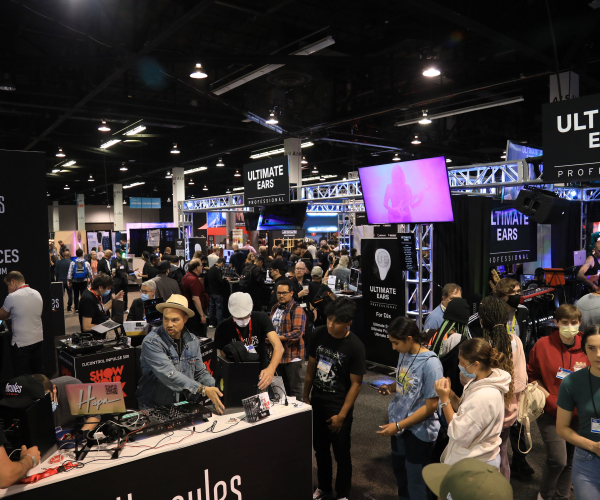 Crowd in Exhibit Hall