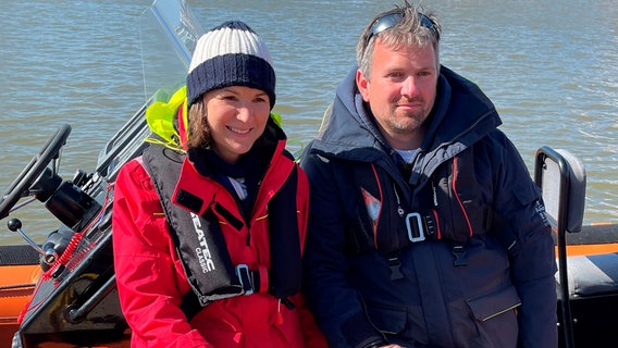 Auf Hafen-Safari in Bremerhaven mit dem Skipper Andreas Wunderlich. © NDR/Volker Ide 