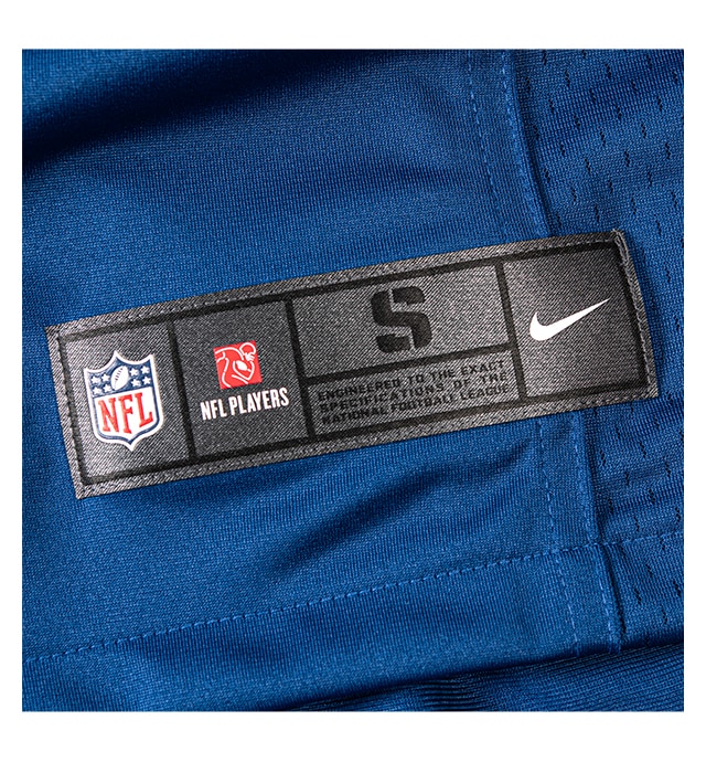 Genuine, laser-cut, embossed jock tag sewn-on Nike Dri-FIT fabric ensures authenticity.
