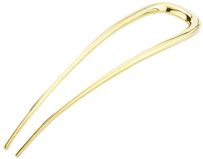 Deborah Pagani Large Sleek Hair Pin Gold