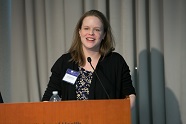 Dr.Elizabeth Ballard speaks at Coalition for Research Progress Meeting