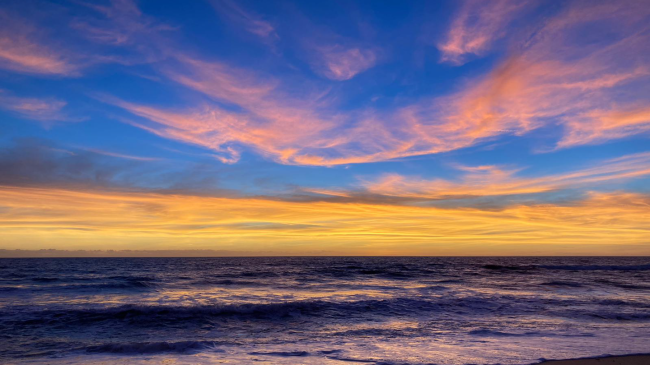 Photo showing a sun rises over the Guana Tolomato Matanzas National Estuarine Research Reserve. (Credit: RJ Mitchell)