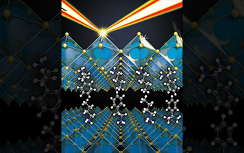 Thin films consisting of alternating organic and inorganic layers in a highly ordered crystalline structure