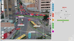real-time insights from video streams to predict traffic flows