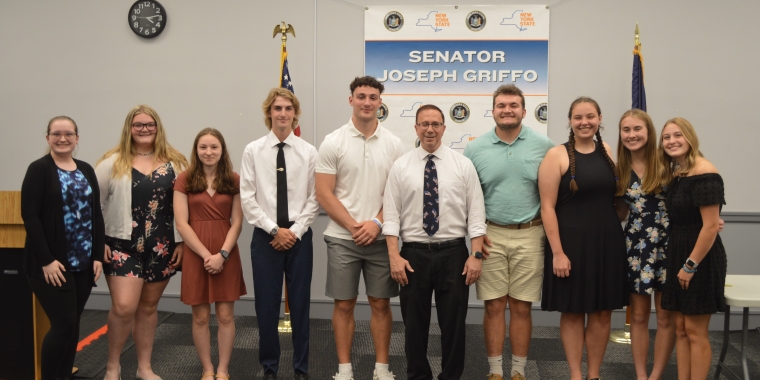 Sen. Griffo presents New York State Senate Youth Leadership Awards