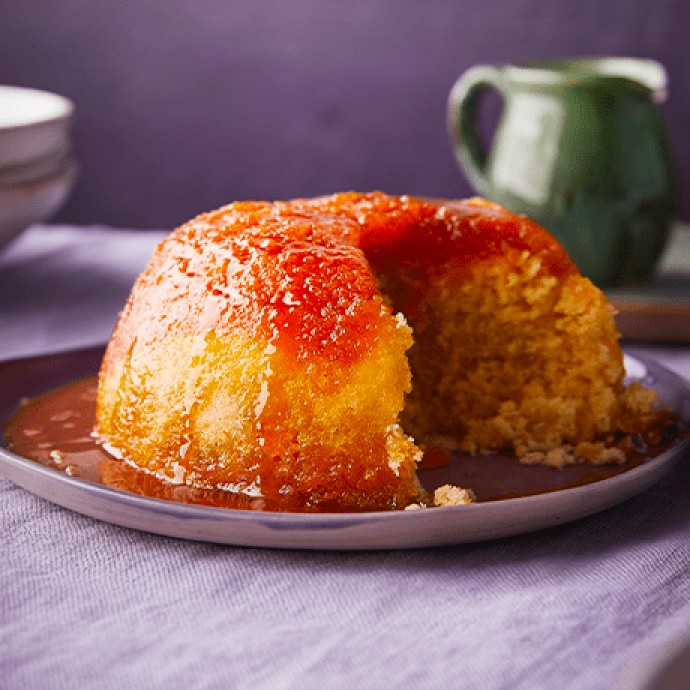 Speedy Steamed Syrup Sponge