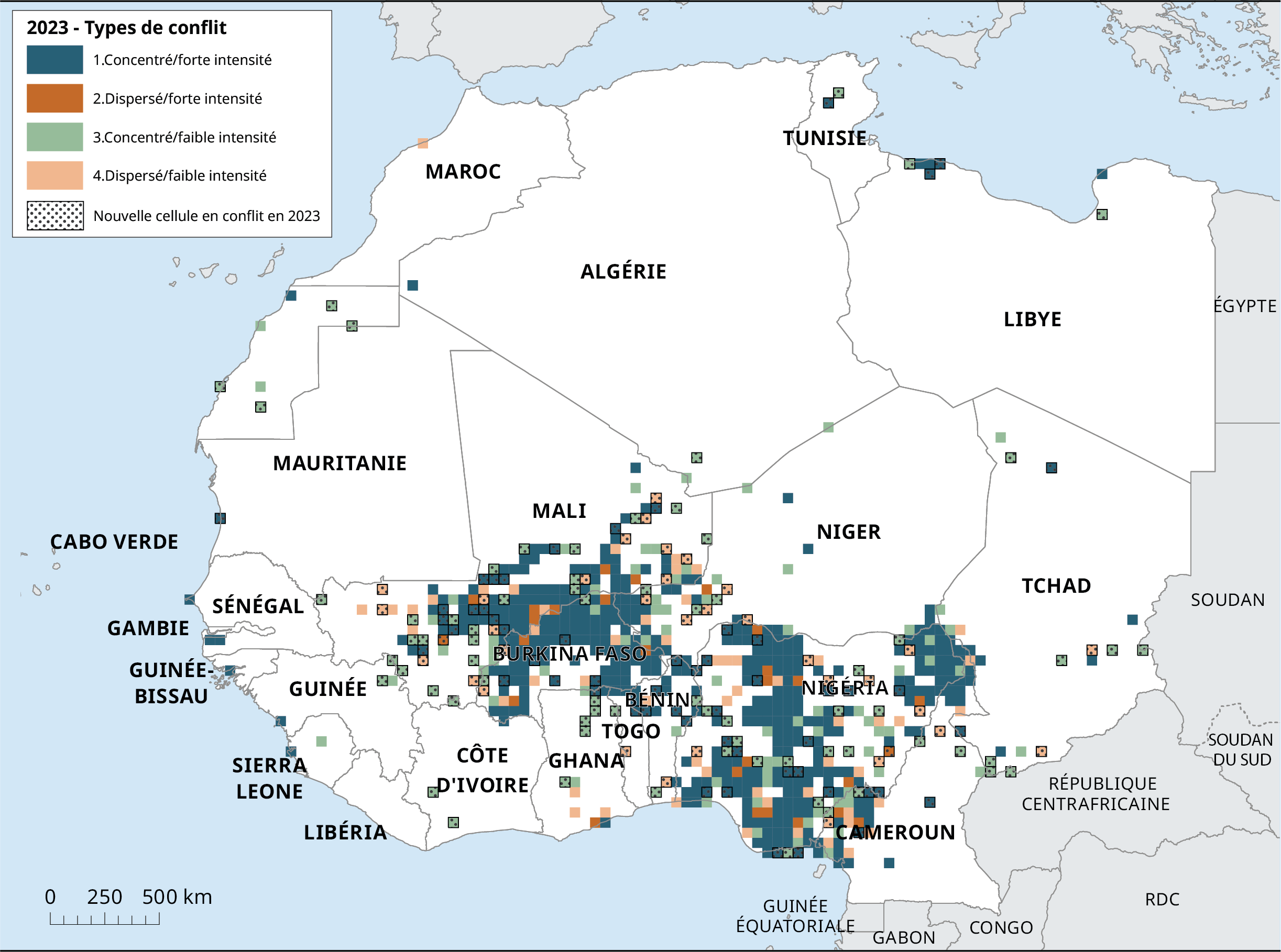 Indicateur des dynamiques spatiales des conflits (SCDi)