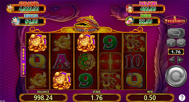 5 Treasures Slot