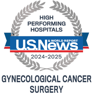 U.S. News and World Report High Performing Hospitals 2024 - 2025 Gynecological Cancer Surgery